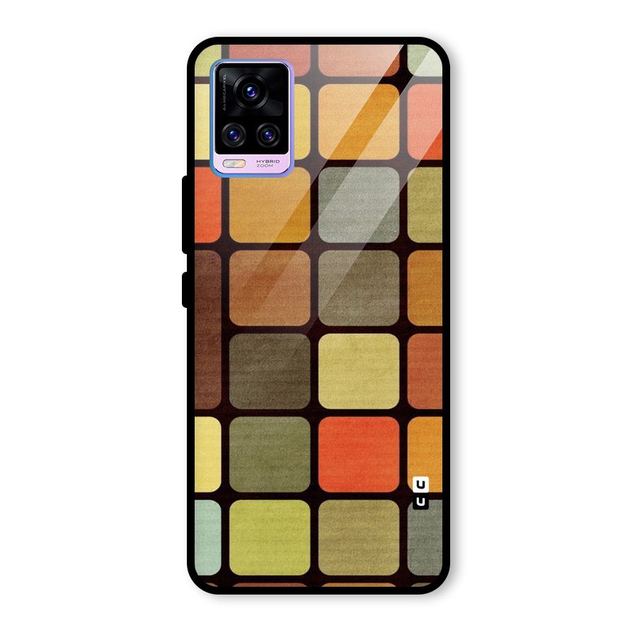 Vintage Boxes Glass Back Case for Vivo V20 Pro