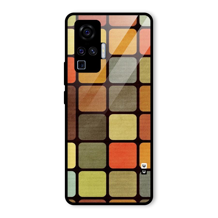 Vintage Boxes Glass Back Case for Vivo X50 Pro