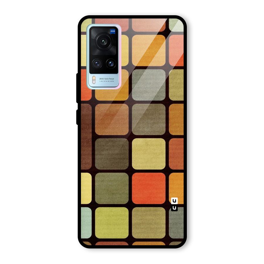 Vintage Boxes Glass Back Case for Vivo X60