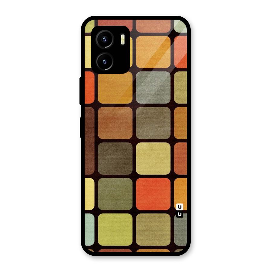 Vintage Boxes Glass Back Case for Vivo Y15s