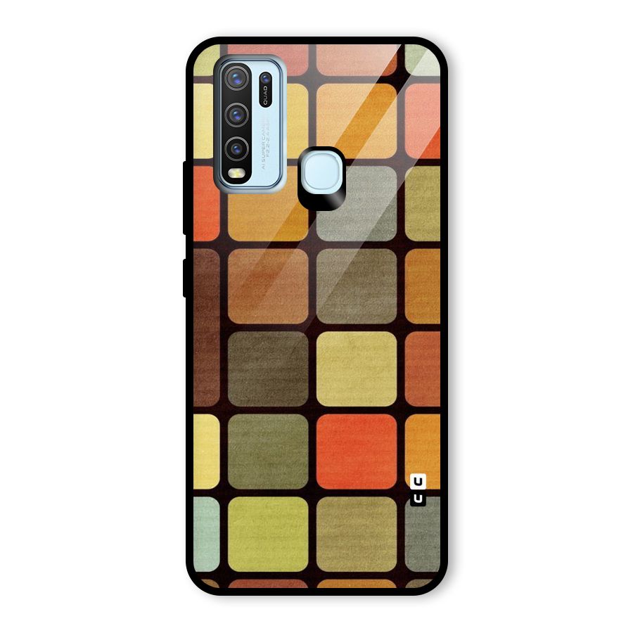 Vintage Boxes Glass Back Case for Vivo Y50