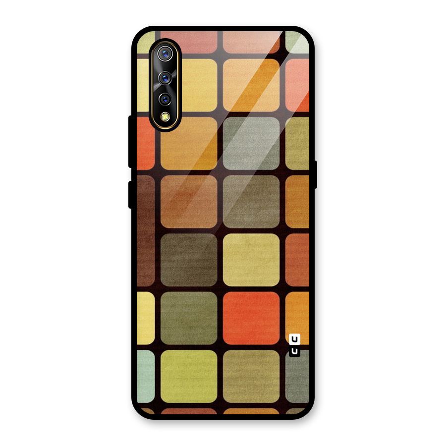 Vintage Boxes Glass Back Case for Vivo Z1x