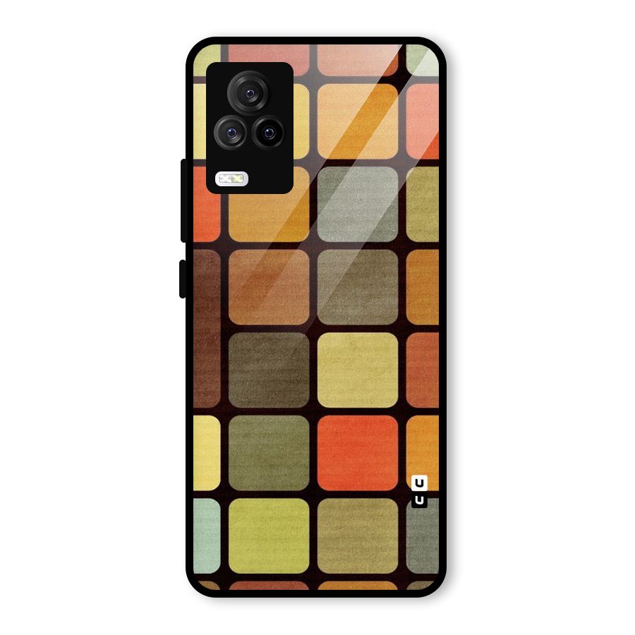 Vintage Boxes Glass Back Case for Vivo iQOO 7 Legend 5G