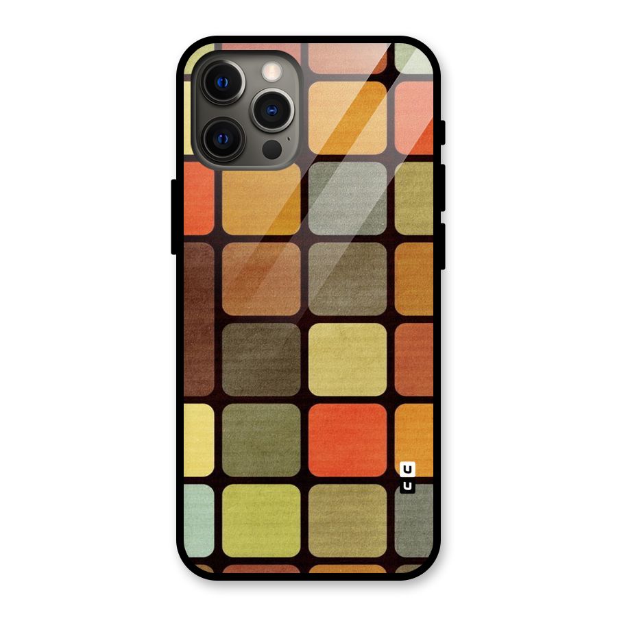 Vintage Boxes Glass Back Case for iPhone 12 Pro Max