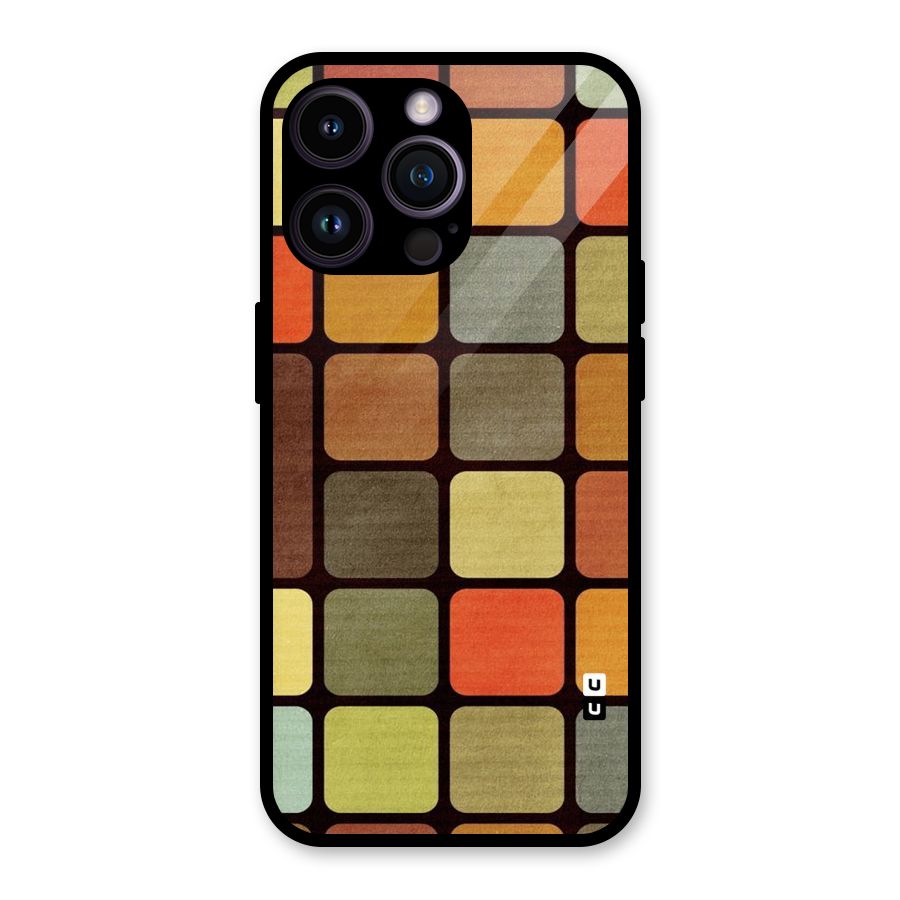 Vintage Boxes Glass Back Case for iPhone 14 Pro Max
