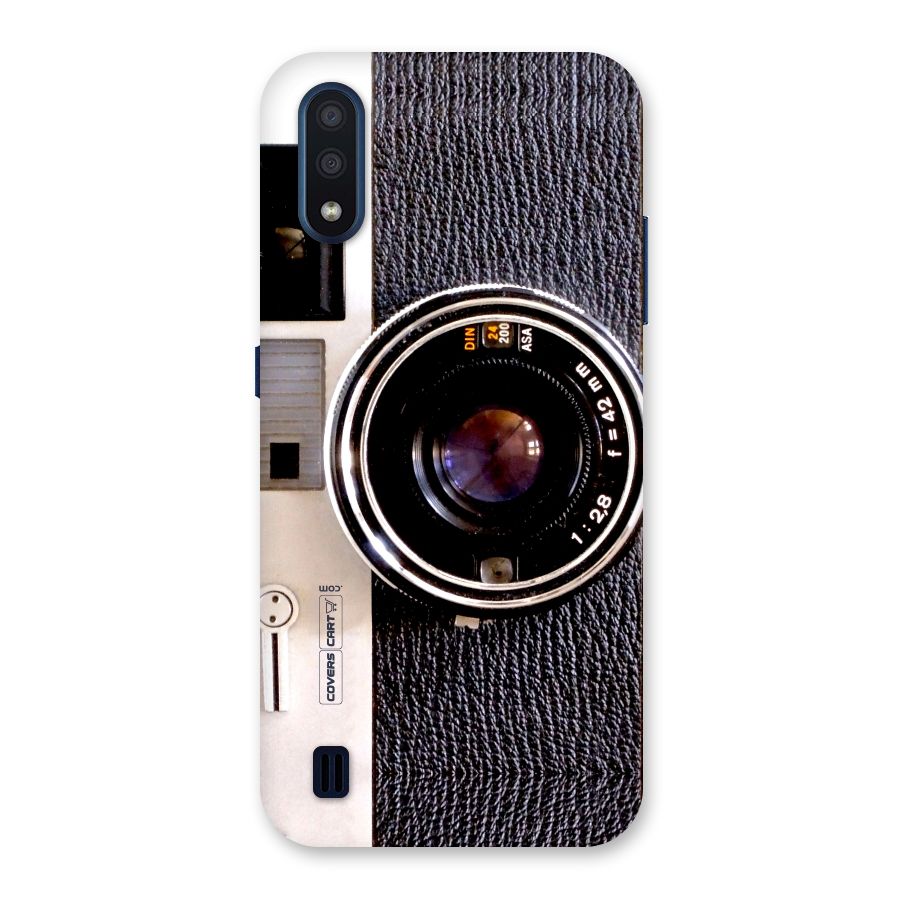 Vintage Camera Back Case for Galaxy M01