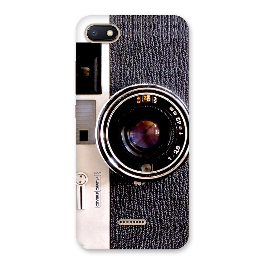 Vintage Camera Back Case for Redmi 6A