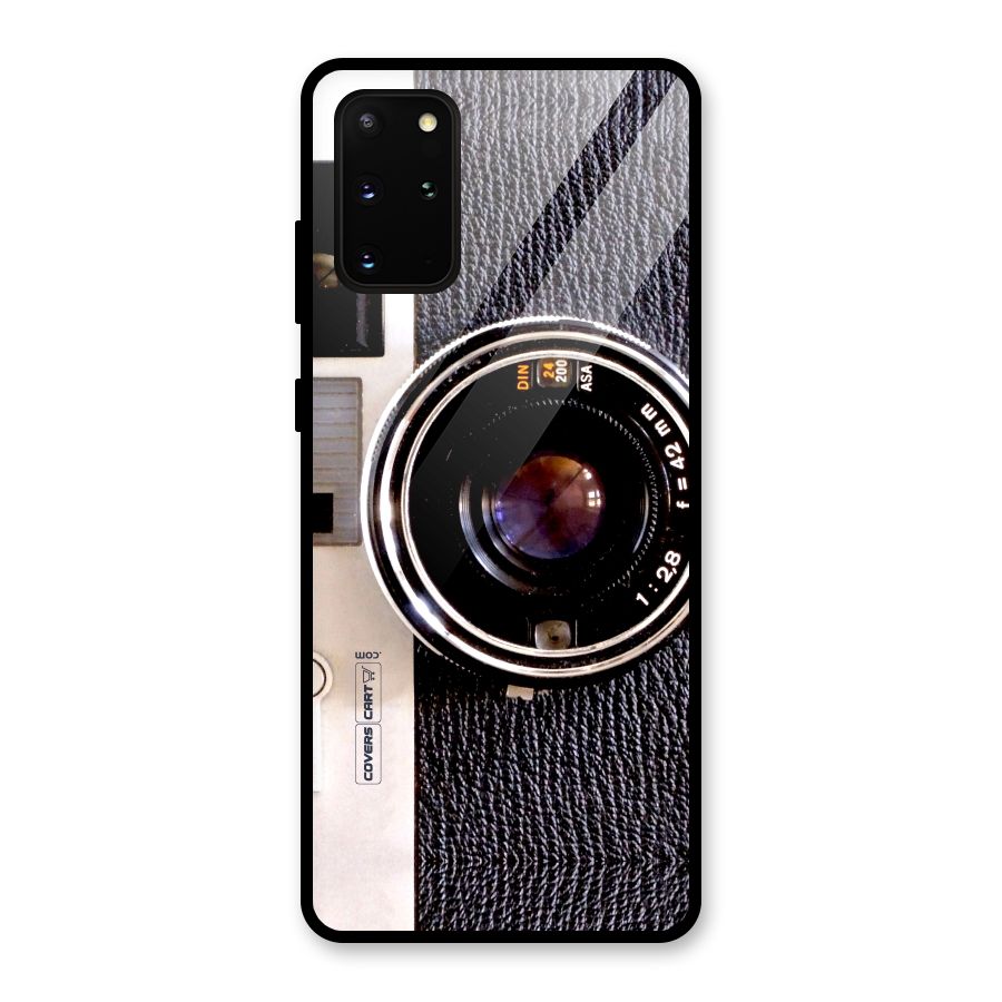 Vintage Camera Glass Back Case for Galaxy S20 Plus