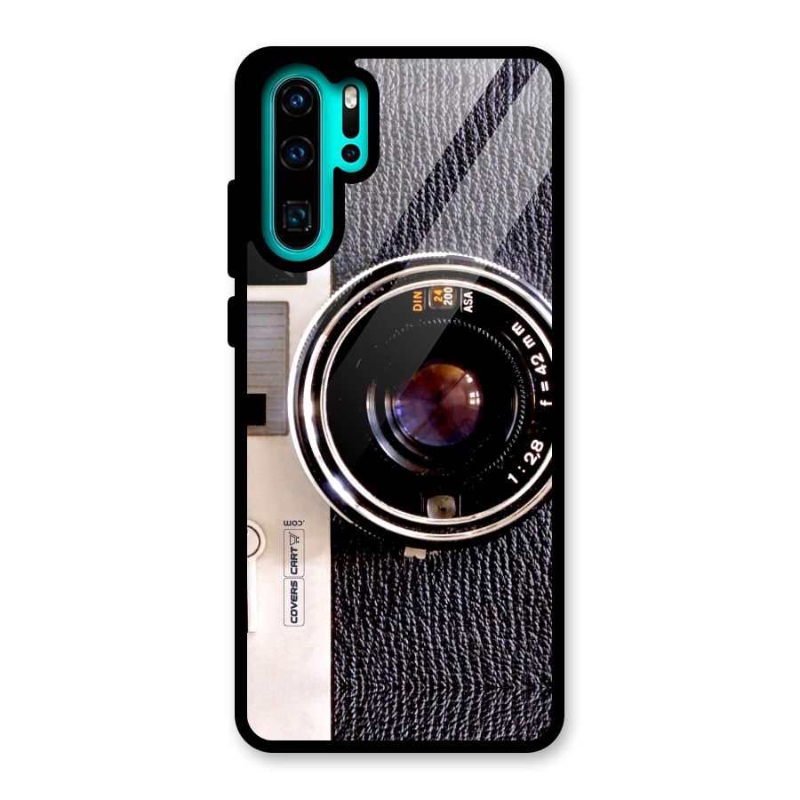 Vintage Camera Glass Back Case for Huawei P30 Pro
