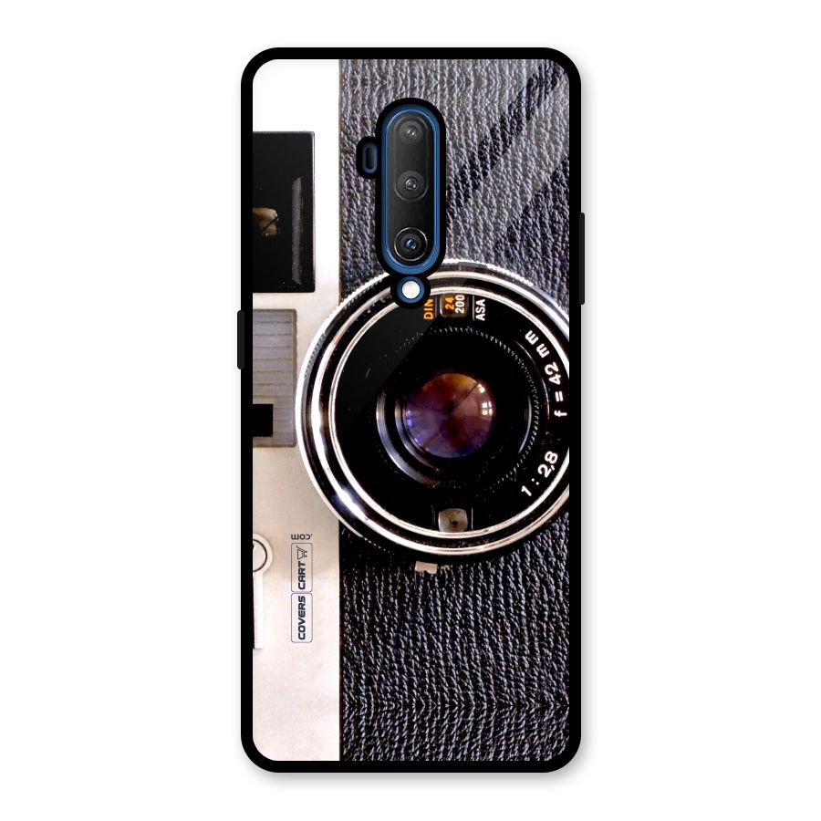 Vintage Camera Glass Back Case for OnePlus 7T Pro