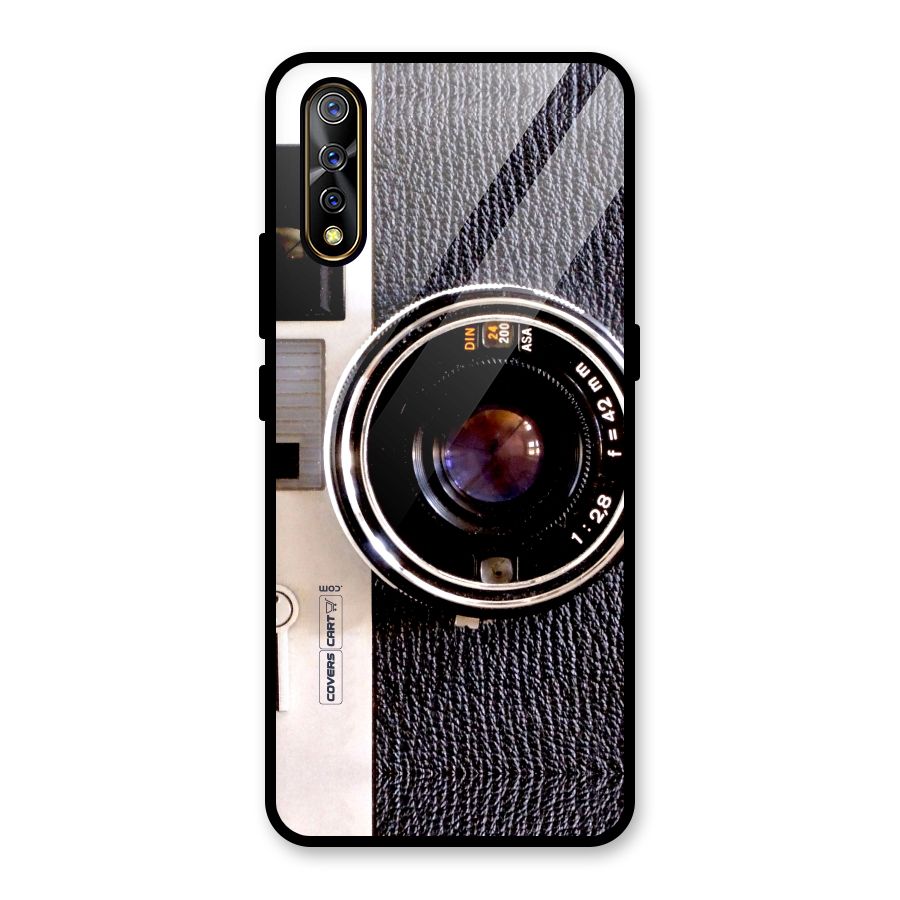 Vintage Camera Glass Back Case for Vivo S1