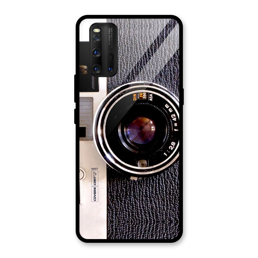 Vintage Camera Glass Back Case for Vivo iQOO 3