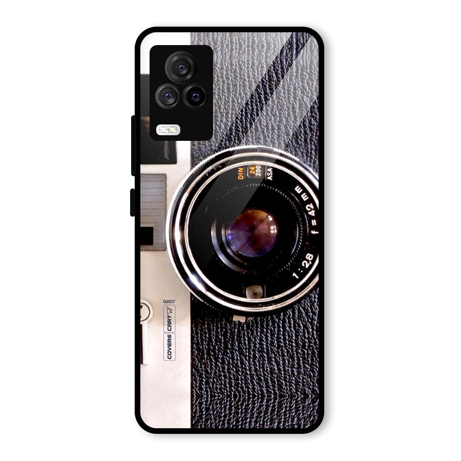 Vintage Camera Glass Back Case for Vivo iQOO 7 Legend 5G