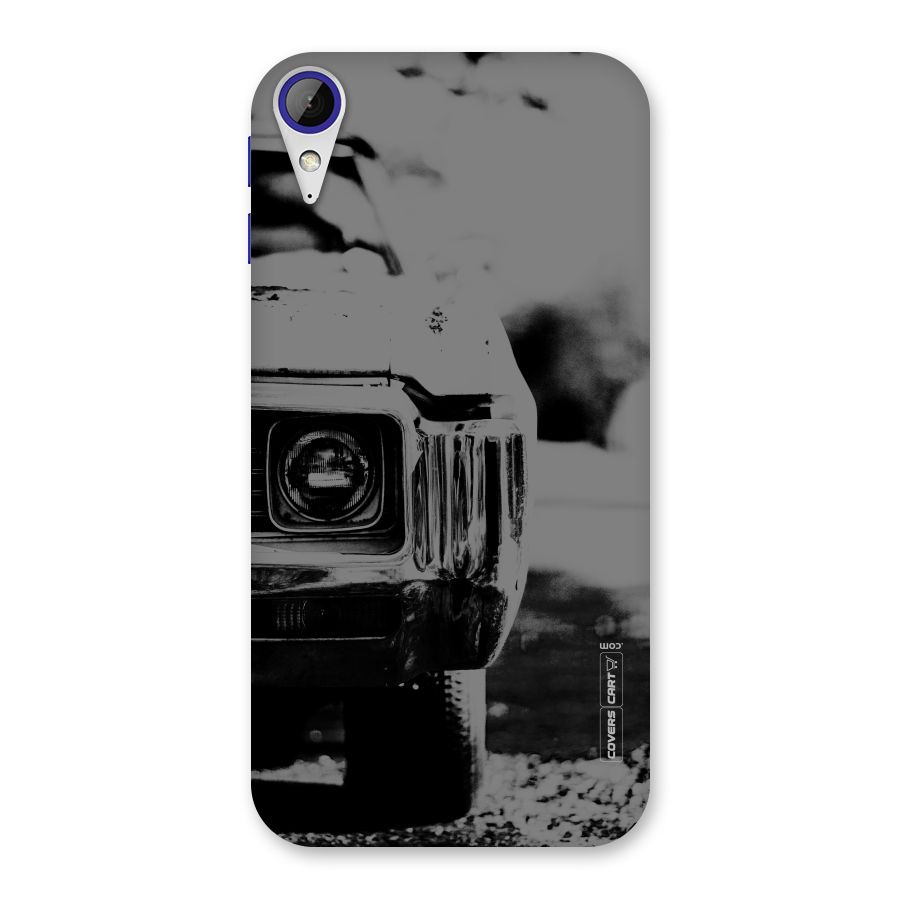 Vintage Car Black and White Back Case for Desire 830
