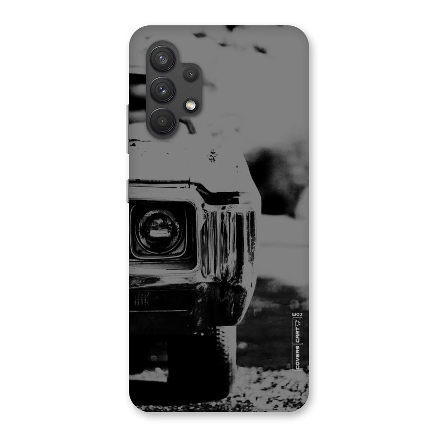 Vintage Car Black and White Back Case for Galaxy A32