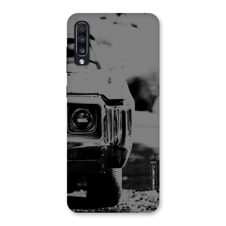 Vintage Car Black and White Back Case for Galaxy A70s
