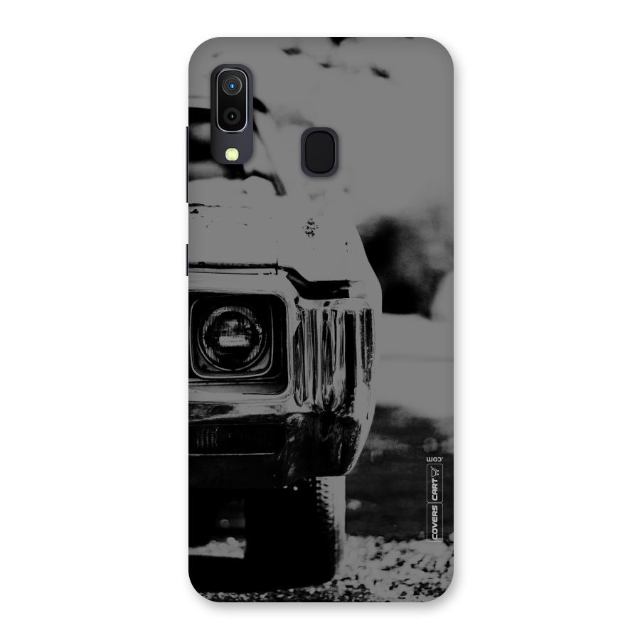Vintage Car Black and White Back Case for Galaxy M10s