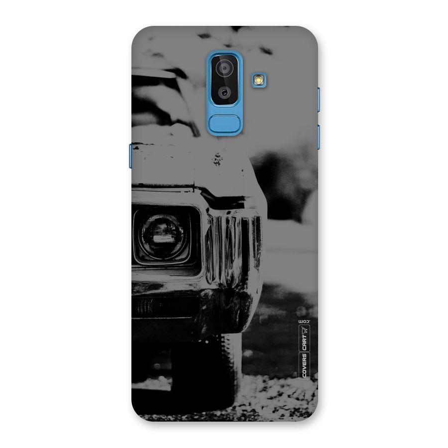 Vintage Car Black and White Back Case for Galaxy On8 (2018)
