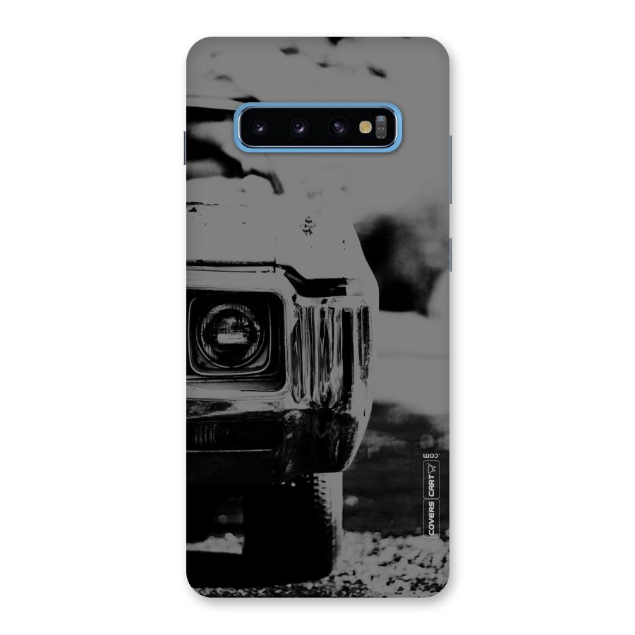 Vintage Car Black and White Back Case for Galaxy S10 Plus