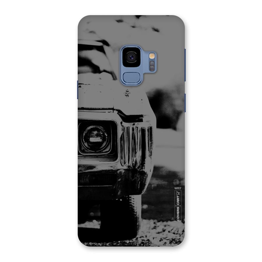 Vintage Car Black and White Back Case for Galaxy S9