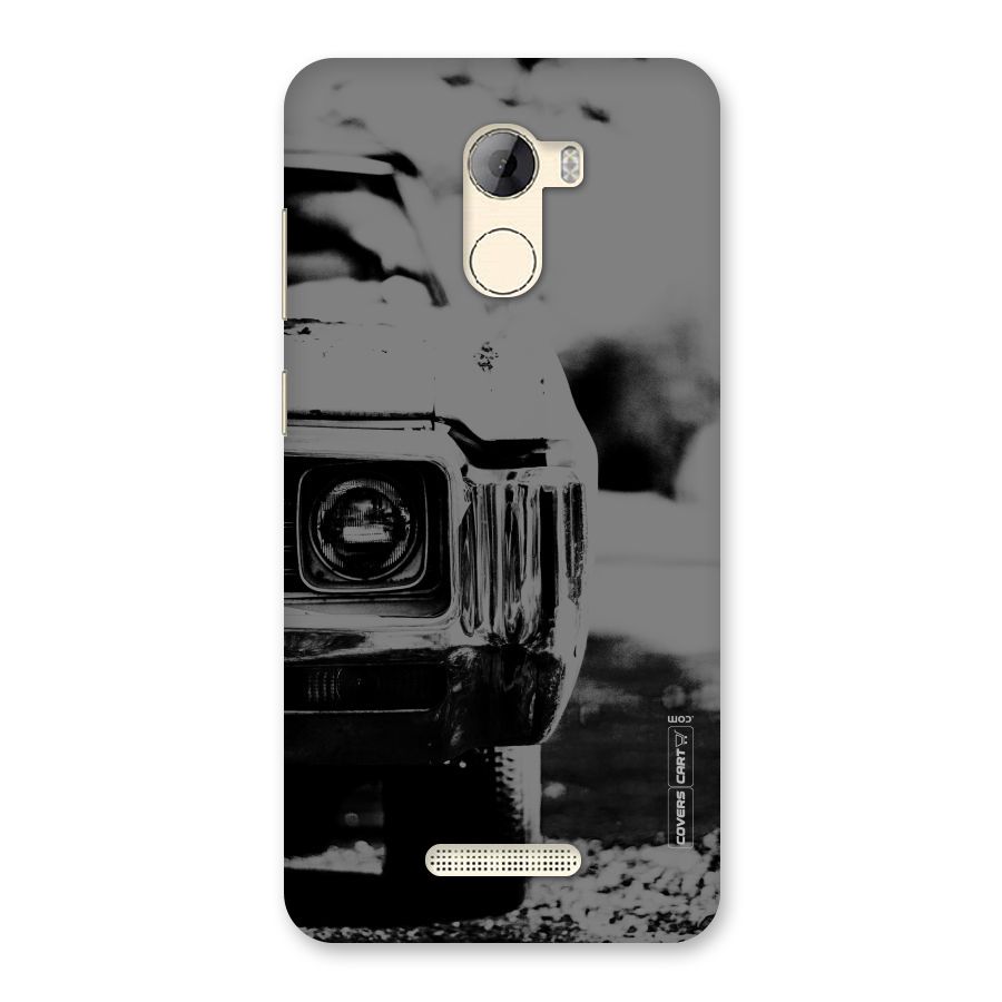 Vintage Car Black and White Back Case for Gionee A1 LIte