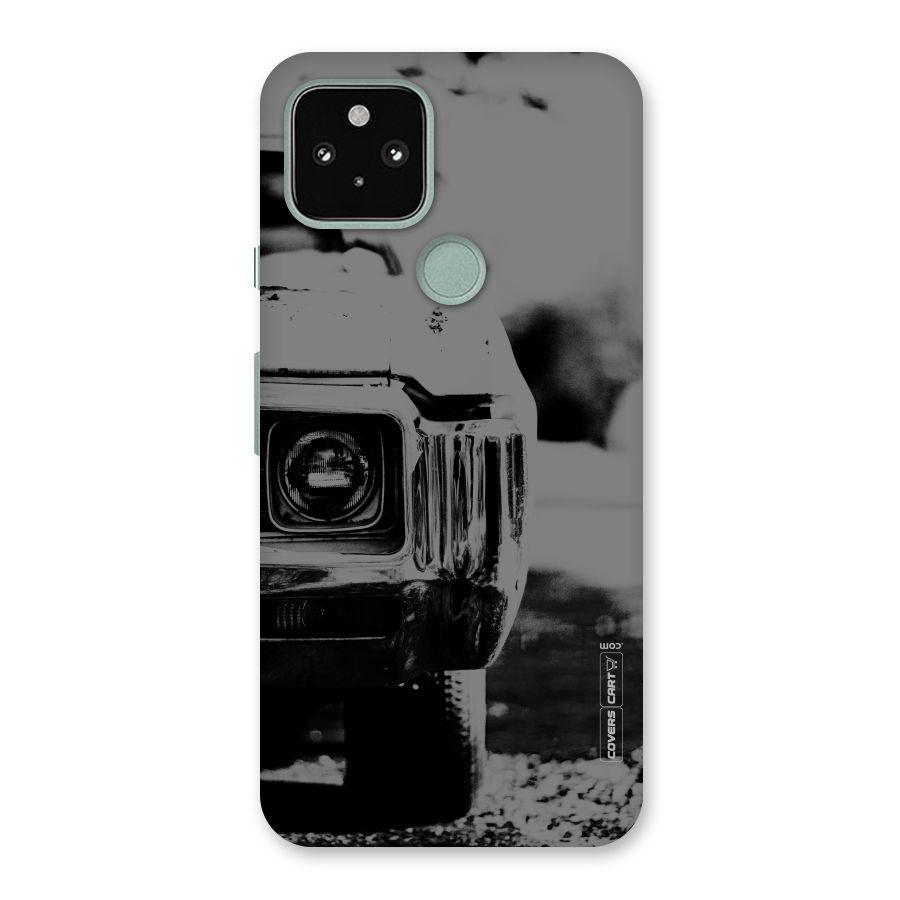Vintage Car Black and White Back Case for Google Pixel 5