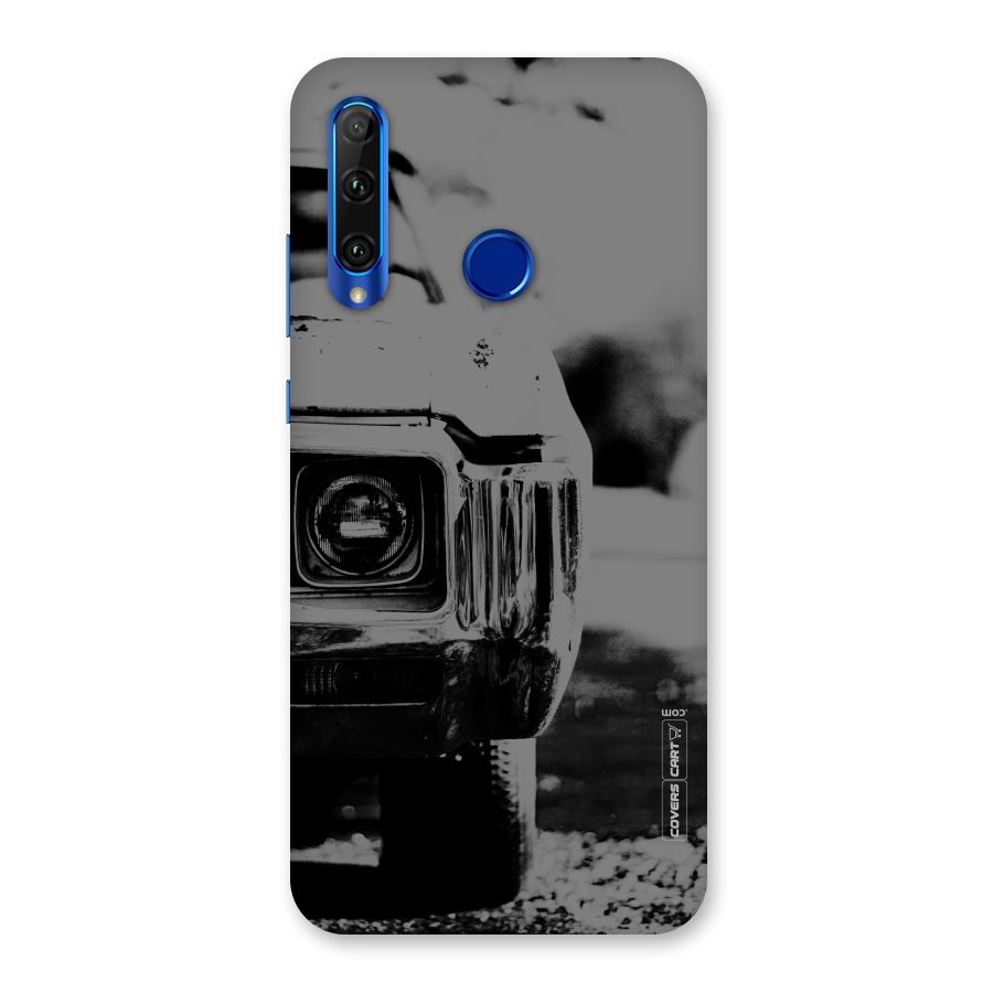 Vintage Car Black and White Back Case for Honor 20i
