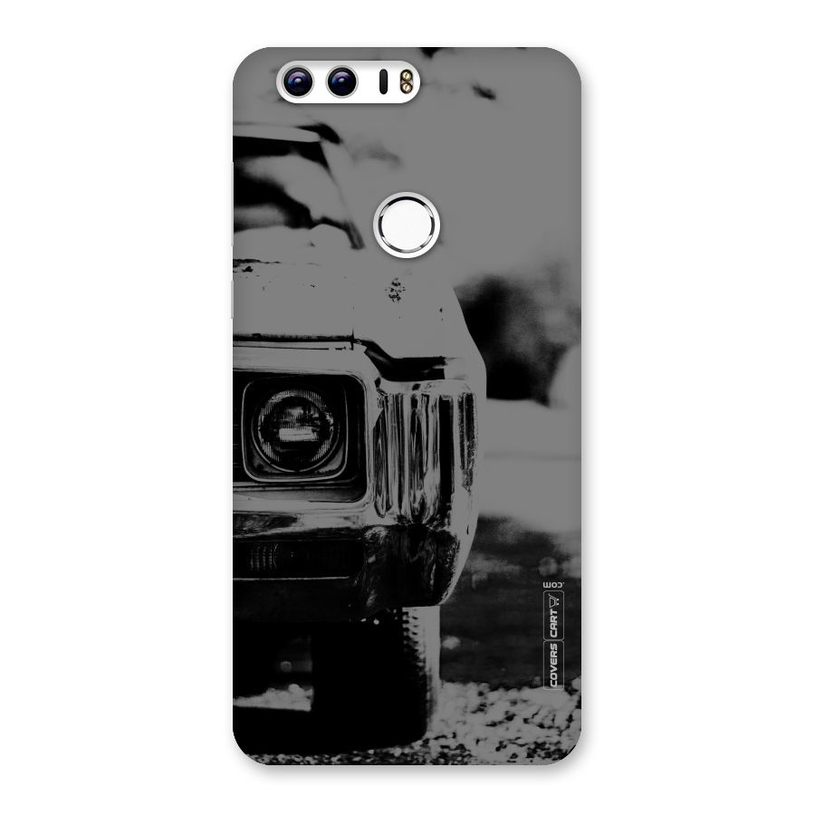 Vintage Car Black and White Back Case for Honor 8