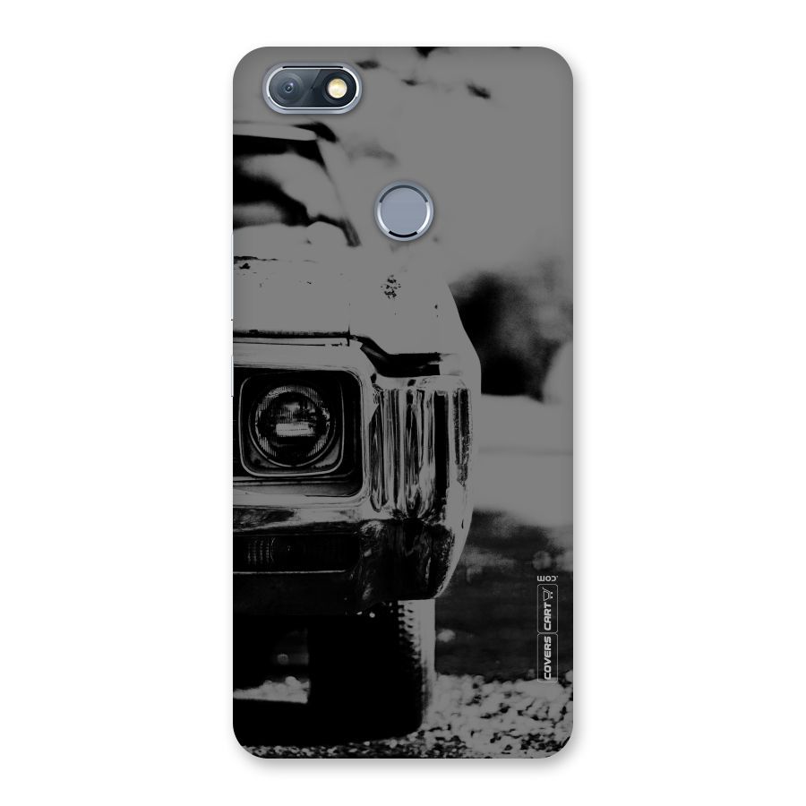 Vintage Car Black and White Back Case for Infinix Note 5