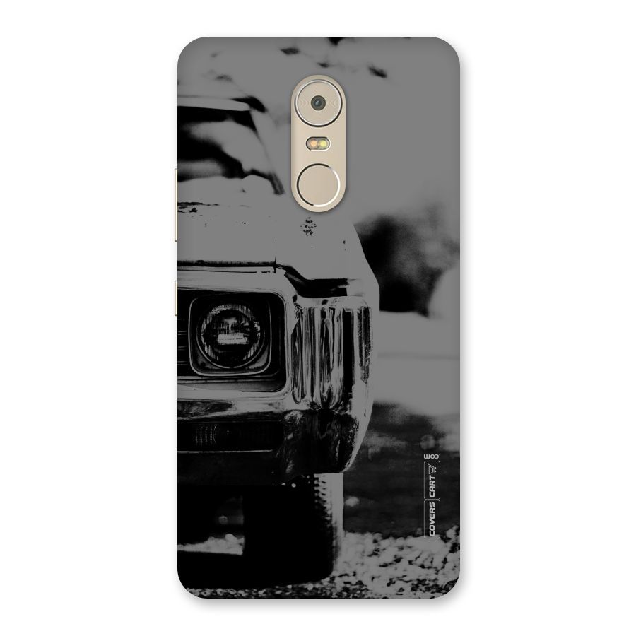 Vintage Car Black and White Back Case for Lenovo K6 Note