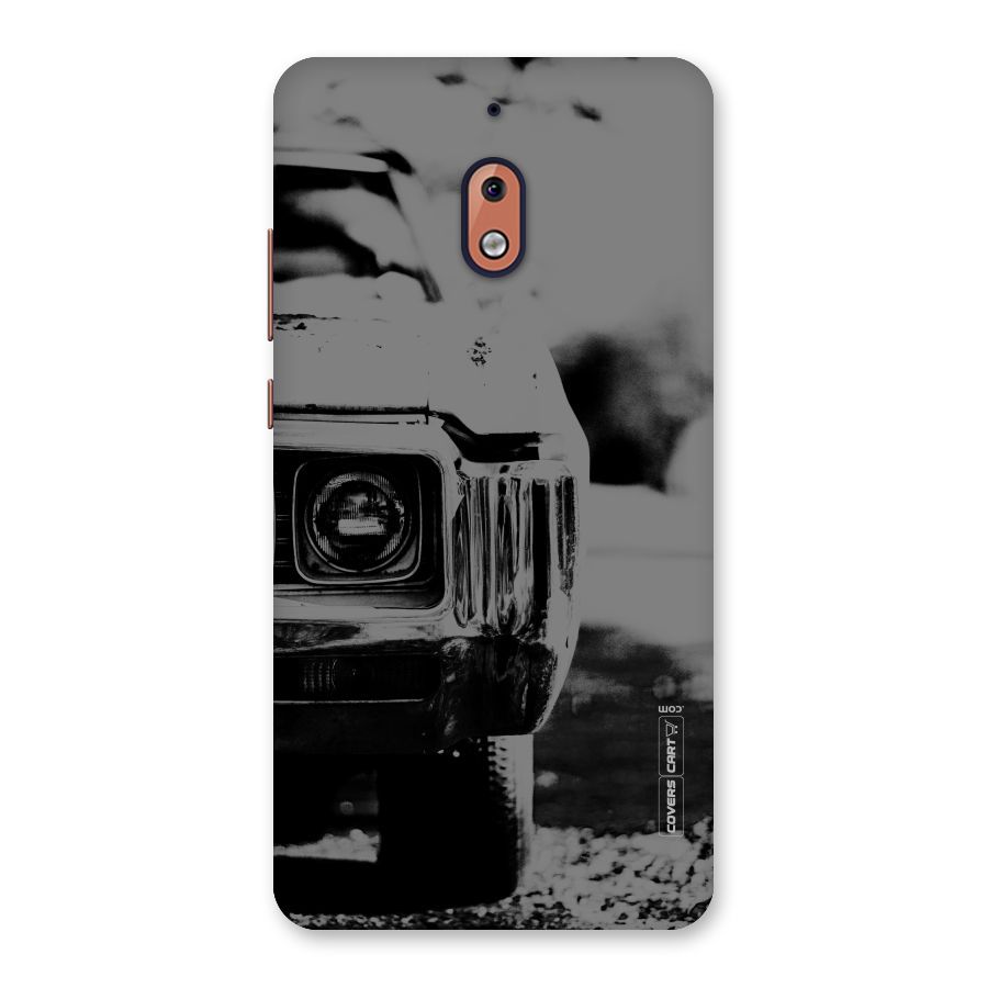 Vintage Car Black and White Back Case for Nokia 2.1