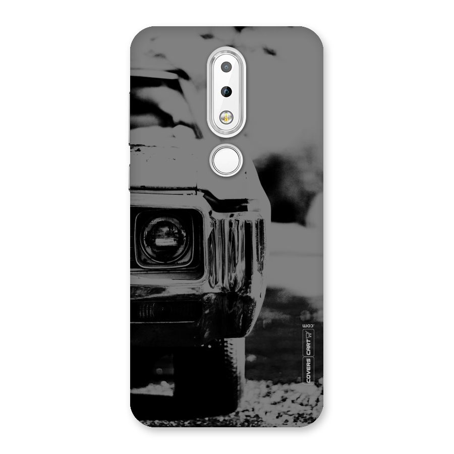 Vintage Car Black and White Back Case for Nokia 6.1 Plus