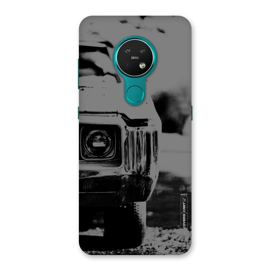 Vintage Car Black and White Back Case for Nokia 7.2
