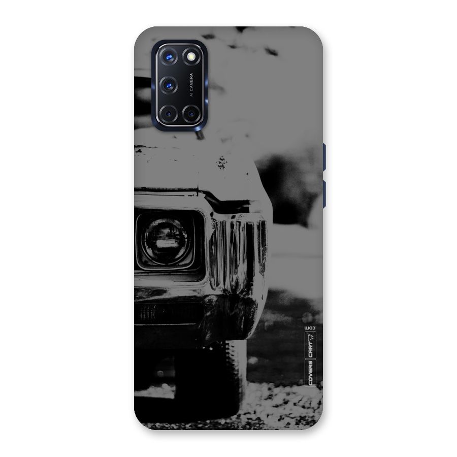 Vintage Car Black and White Back Case for Oppo A52
