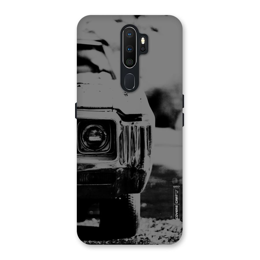 Vintage Car Black and White Back Case for Oppo A5 (2020)