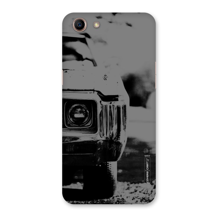 Vintage Car Black and White Back Case for Oppo A83 (2018)