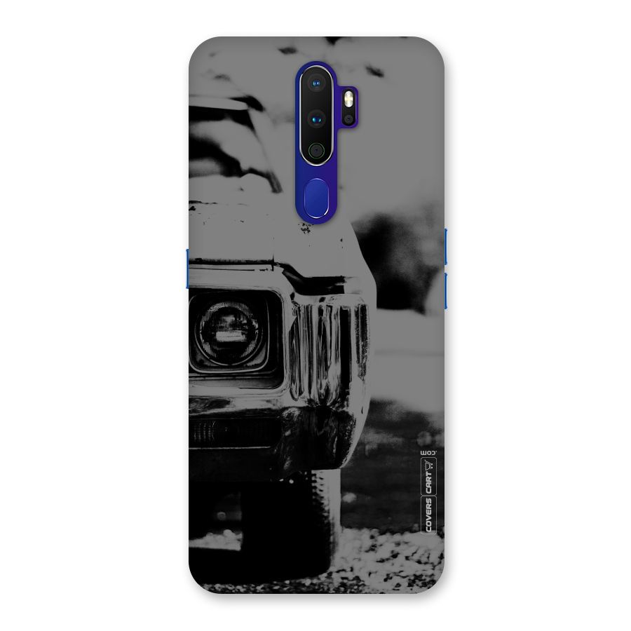 Vintage Car Black and White Back Case for Oppo A9 (2020)