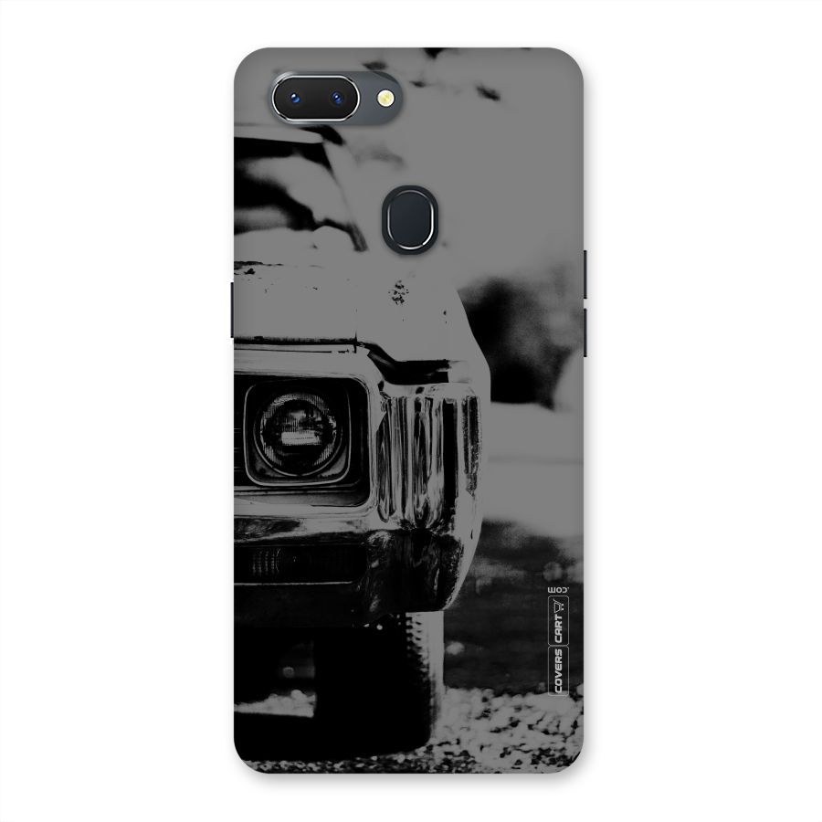 Vintage Car Black and White Back Case for Oppo Realme 2