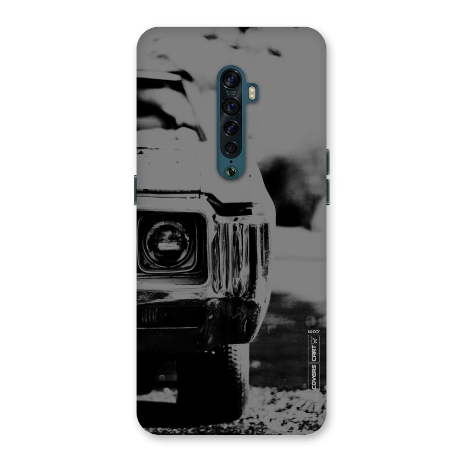 Vintage Car Black and White Back Case for Oppo Reno2