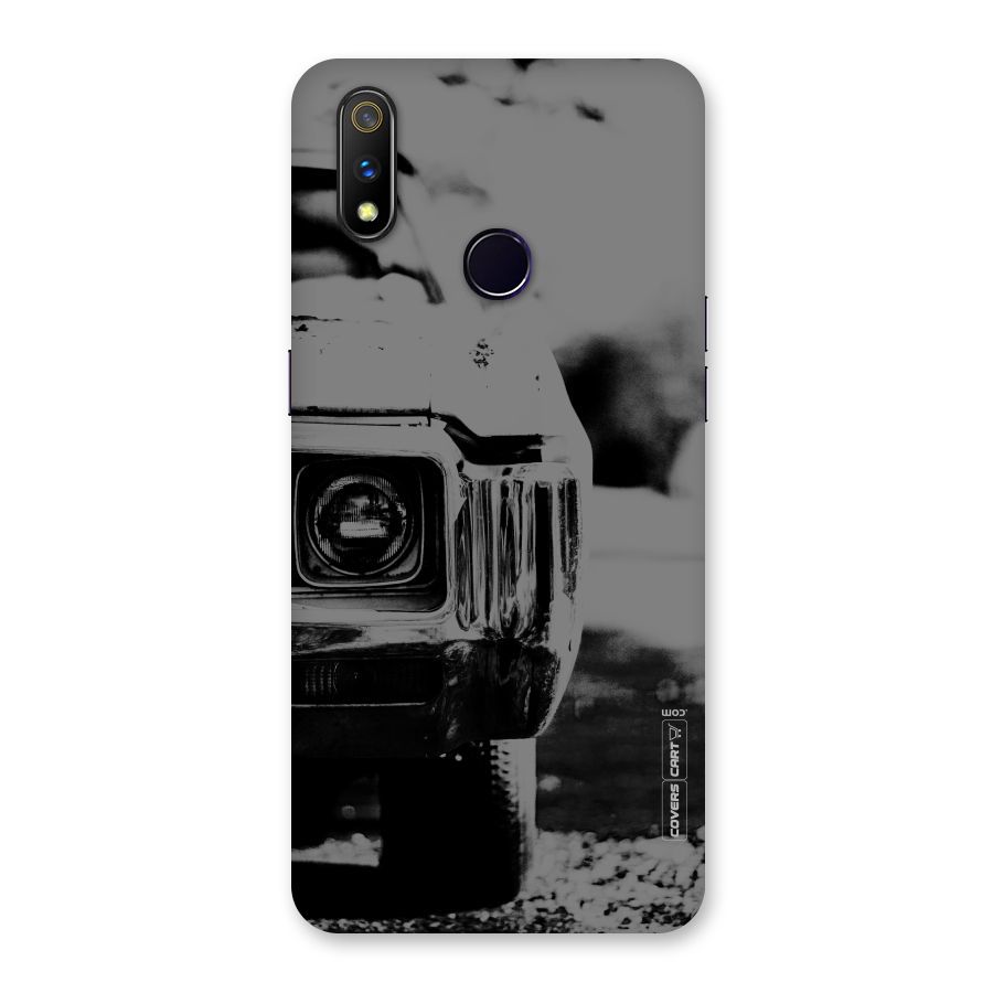 Vintage Car Black and White Back Case for Realme 3 Pro