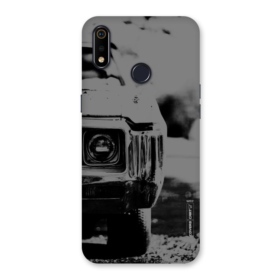 Vintage Car Black and White Back Case for Realme 3i