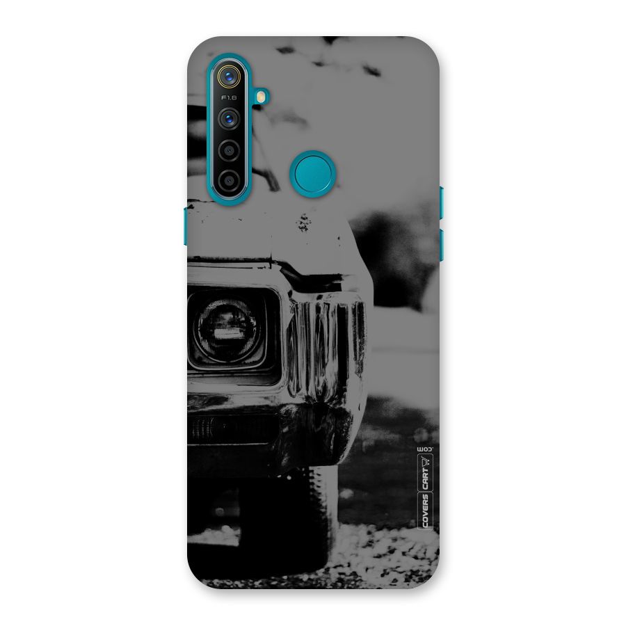 Vintage Car Black and White Back Case for Realme 5i