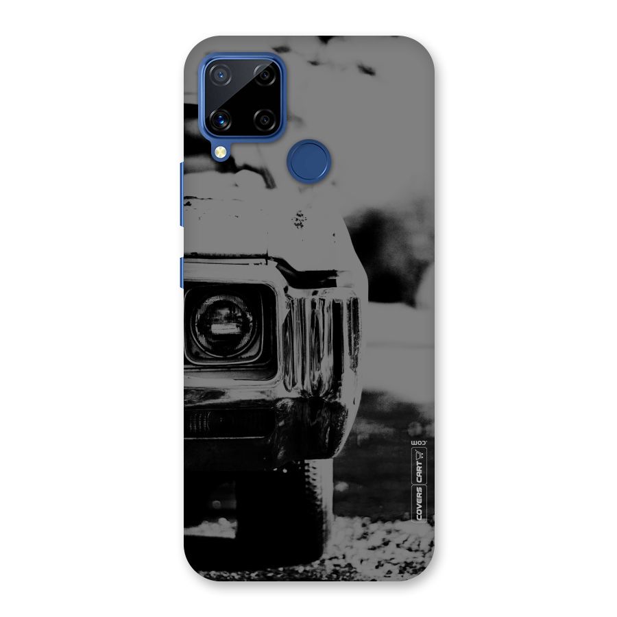 Vintage Car Black and White Back Case for Realme C12