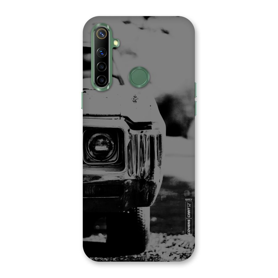 Vintage Car Black and White Back Case for Realme Narzo 10