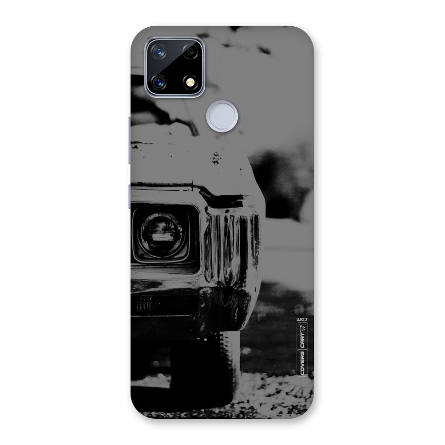 Vintage Car Black and White Back Case for Realme Narzo 20