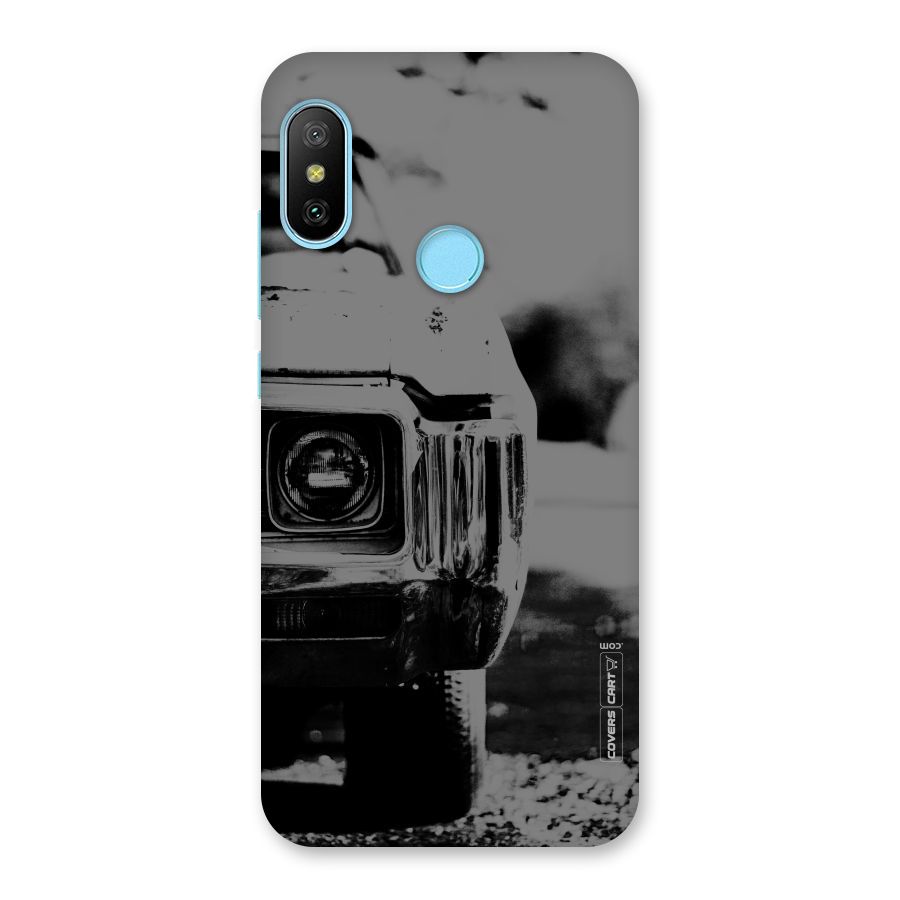 Vintage Car Black and White Back Case for Redmi 6 Pro