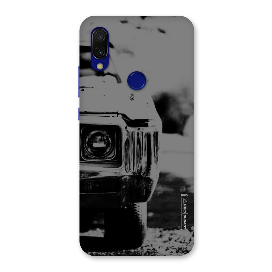 Vintage Car Black and White Back Case for Redmi 7