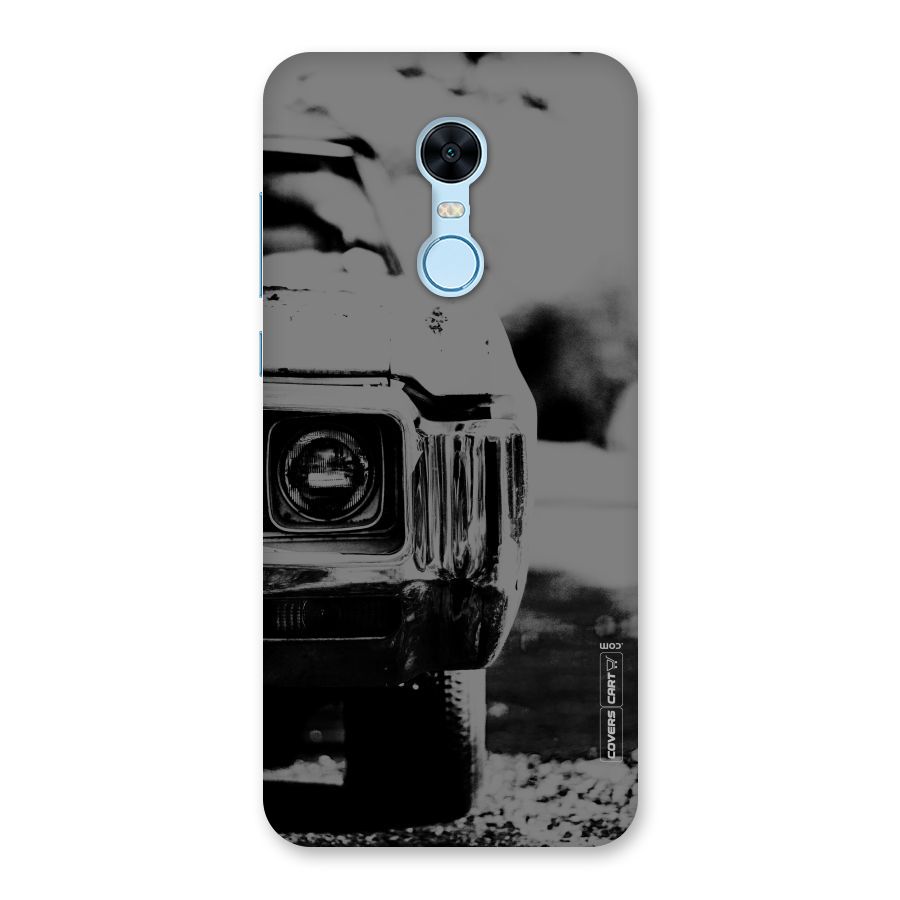 Vintage Car Black and White Back Case for Redmi Note 5