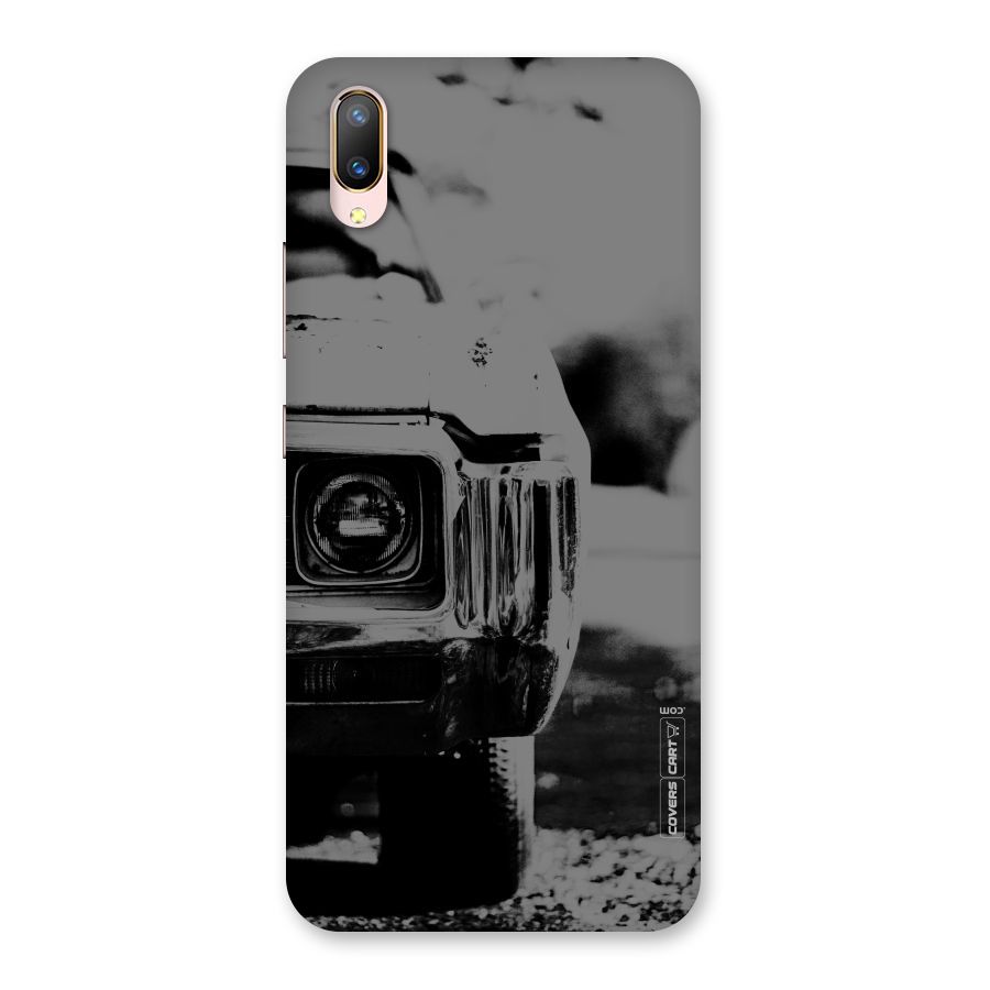 Vintage Car Black and White Back Case for Vivo V11 Pro