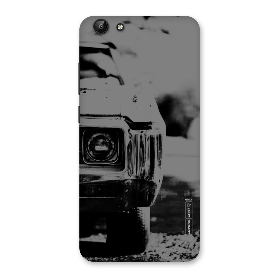 Vintage Car Black and White Back Case for Vivo Y69